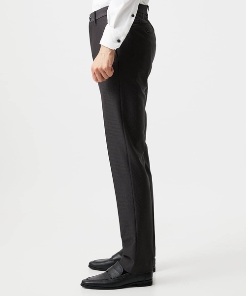 MICHEL KLEIN HOMME   （ミッシェルクランオム）の「トリコットストレッチスラックスパンツ（スラックス・メンズ・ネイビー/ダークグレー・MEDIUM/LARGE/X-LARGE）」の9枚目の写真