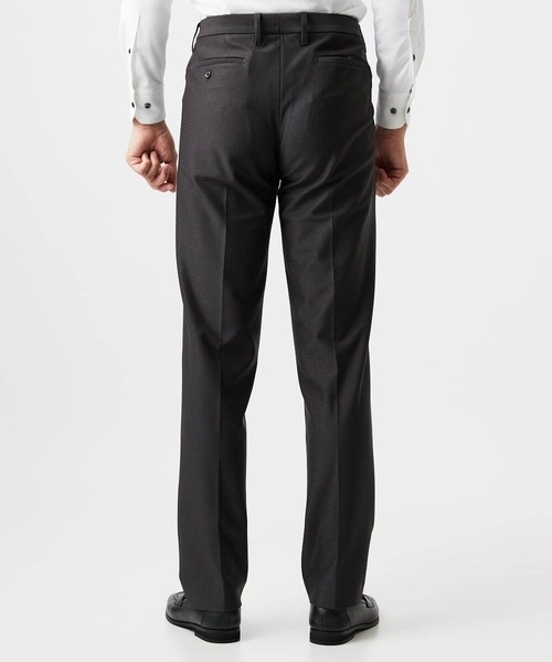 MICHEL KLEIN HOMME   （ミッシェルクランオム）の「トリコットストレッチスラックスパンツ（スラックス・メンズ・ネイビー/ダークグレー・MEDIUM/LARGE/X-LARGE）」の8枚目の写真