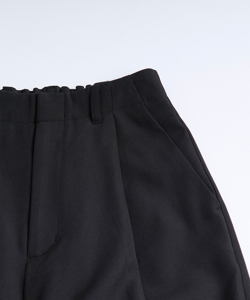 Ellno Loset(エルノロゼット)の「2WAYファイヤーマンバックルワイドパンツ/SETUP対応(その他パンツ・メンズ・ブラック/ブルーグレー/チャコールグレー・X-SMALL/SMALL/MEDIUM/LARGE)」の4枚目の写真