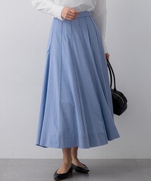 マットライトタフタ フレアスカート