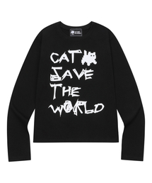クロウグラフィティレタリングロングスリーブTシャツ