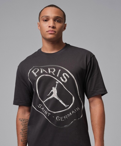 JORDAN BRAND(ジョーダンブランド)の「JORDAN BRAND M J DF PRACTICE TEE PSG / ジョーダン ブランド DF プラクティス S/S Tシャツ PSG / NIKE【SP】(Tシャツ/カットソー・メンズ・ダークグレー/ホワイト・S/M/L/XL/XXL)」の2枚目の写真