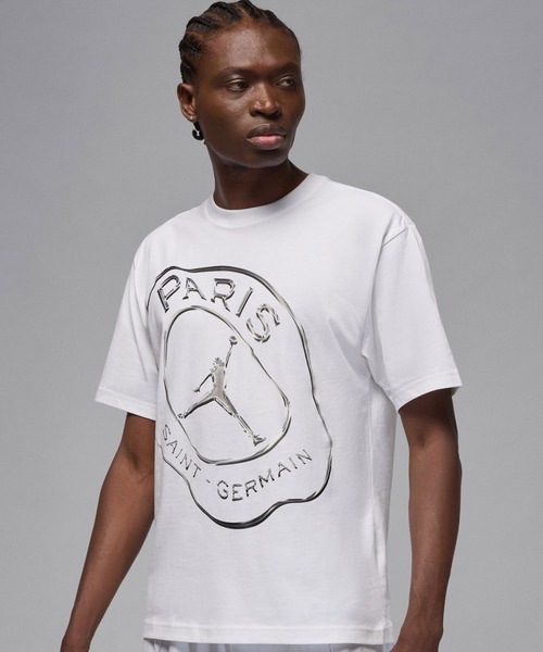 JORDAN BRAND(ジョーダンブランド)の「JORDAN BRAND M J DF PRACTICE TEE PSG / ジョーダン ブランド DF プラクティス S/S Tシャツ PSG / NIKE【SP】(Tシャツ/カットソー・メンズ・ダークグレー/ホワイト・S/M/L/XL/XXL)」の1枚目の写真