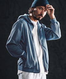 mpa4021-indigo waffle parka ダブルジップパーカー(WR26S-03)