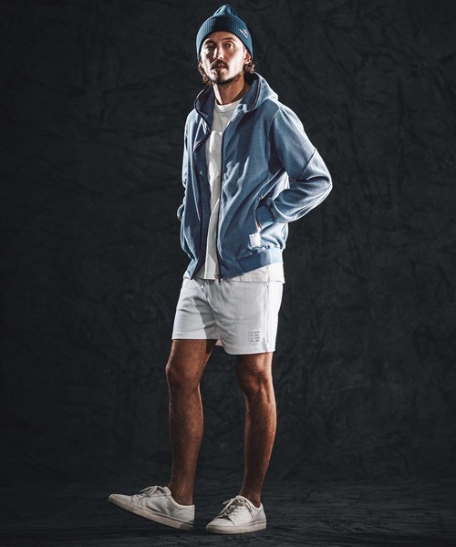 wjk reluxe（ダブルジェーケーリラックス）の「mpa4021-indigo waffle parka ダブルジップパーカー(WR26S-03)（パーカー・メンズ・ワンウォッシュ/インディゴブルー/ライトインディゴブルー・L/M/S）」の7枚目の写真