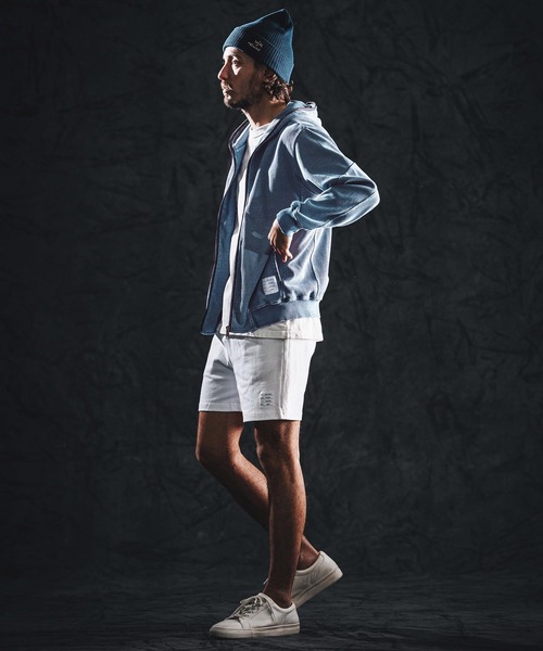 wjk reluxe（ダブルジェーケーリラックス）の「mpa4021-indigo waffle parka ダブルジップパーカー(WR26S-03)（パーカー・メンズ・ワンウォッシュ/インディゴブルー/ライトインディゴブルー・L/M/S）」の9枚目の写真