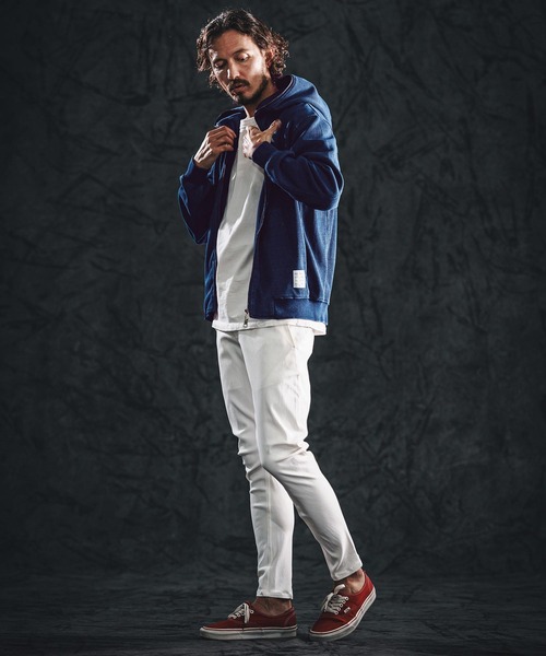 wjk reluxe（ダブルジェーケーリラックス）の「mpa4021-indigo waffle parka ダブルジップパーカー(WR26S-03)（パーカー・メンズ・ワンウォッシュ/インディゴブルー/ライトインディゴブルー・L/M/S）」の15枚目の写真
