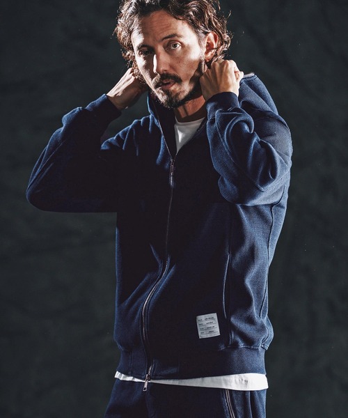 wjk reluxe（ダブルジェーケーリラックス）の「mpa4021-indigo waffle parka ダブルジップパーカー(WR26S-03)（パーカー・メンズ・ワンウォッシュ/インディゴブルー/ライトインディゴブルー・L/M/S）」の16枚目の写真