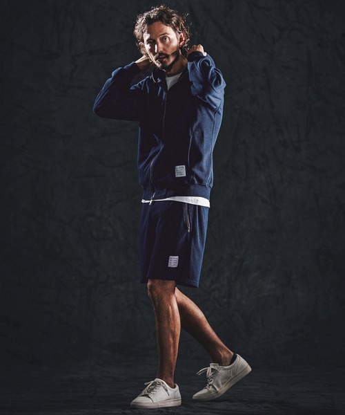 wjk reluxe（ダブルジェーケーリラックス）の「mpa4021-indigo waffle parka ダブルジップパーカー(WR26S-03)（パーカー・メンズ・ワンウォッシュ/インディゴブルー/ライトインディゴブルー・L/M/S）」の19枚目の写真