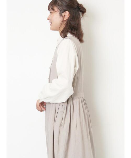 Samansa Mos2(サマンサ モスモス)の「【WEB限定】バックスリットジャンスカ(ワンピース・レディース・グレー/ブラック・F)」の13枚目の写真