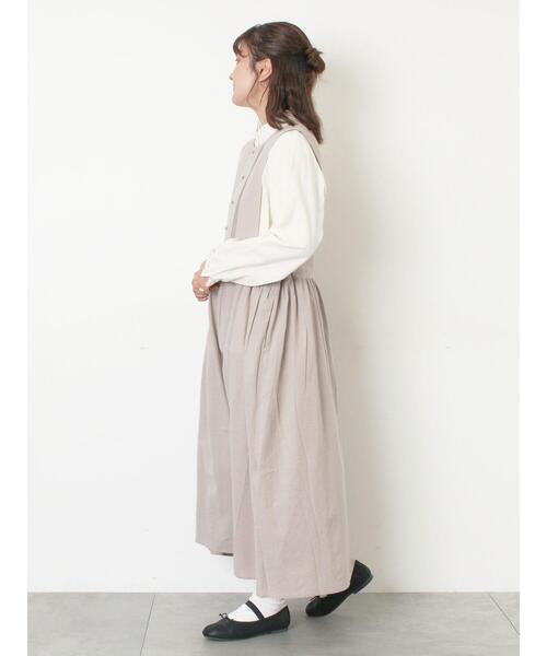 Samansa Mos2(サマンサ モスモス)の「【WEB限定】バックスリットジャンスカ(ワンピース・レディース・グレー/ブラック・F)」の15枚目の写真