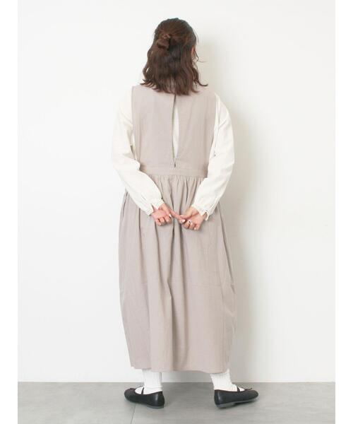 Samansa Mos2(サマンサ モスモス)の「【WEB限定】バックスリットジャンスカ(ワンピース・レディース・グレー/ブラック・F)」の17枚目の写真