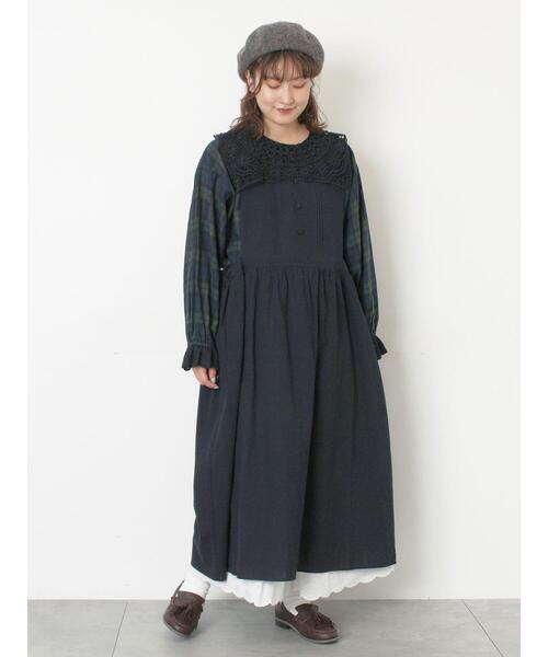 Samansa Mos2(サマンサ モスモス)の「【WEB限定】バックスリットジャンスカ(ワンピース・レディース・グレー/ブラック・F)」の19枚目の写真