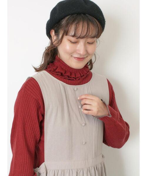 Samansa Mos2(サマンサ モスモス)の「【WEB限定】バックスリットジャンスカ(ワンピース・レディース・グレー/ブラック・F)」の22枚目の写真