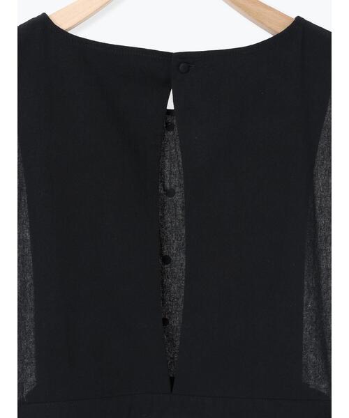 Samansa Mos2(サマンサ モスモス)の「【WEB限定】バックスリットジャンスカ(ワンピース・レディース・グレー/ブラック・F)」の6枚目の写真