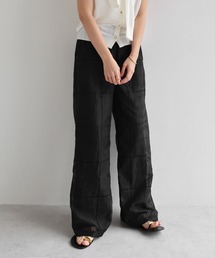 セール】【新色追加】【Hideka Original】刺繍パッチワークパンツ