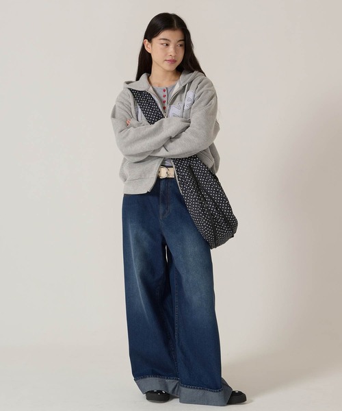 TINA:JOJUN(ティーナジョジュン)の「マチ付き ビッグ ショルダーバッグ TINA:JOJUN(ショルダーバッグ・レディース・ブラック/ピンク・F)」の14枚目の写真