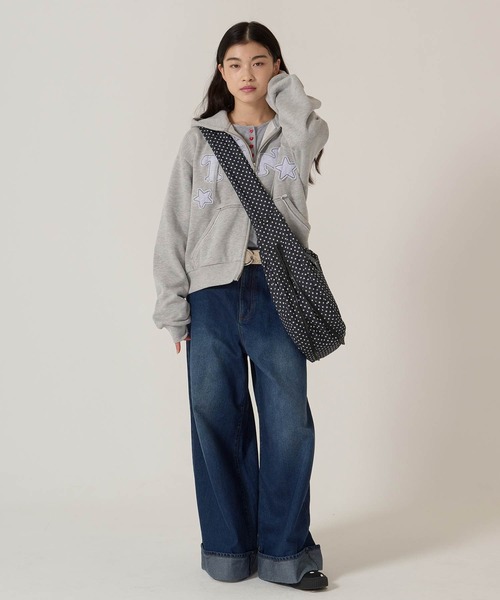 TINA:JOJUN(ティーナジョジュン)の「マチ付き ビッグ ショルダーバッグ TINA:JOJUN(ショルダーバッグ・レディース・ブラック/ピンク・F)」の15枚目の写真