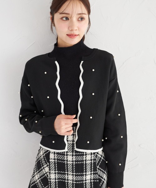 tocco closet（トッコ クローゼット）の「フラワーモチーフ装飾スカラ
