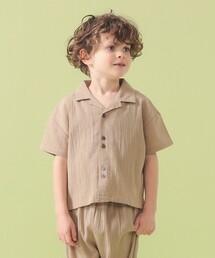 こども ビームス | 楊柳 開襟 シャツ 2026SS（90～140cm）(シャツ/ブラウス)