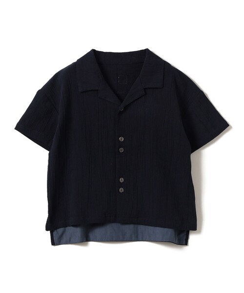 こども ビームス（コドモビームス）の「楊柳 開襟 シャツ 2026SS（90～140cm）（シャツ/ブラウス・キッズ・ベージュ/ネイビー・100/90/140/130/120/110）」の16枚目の写真