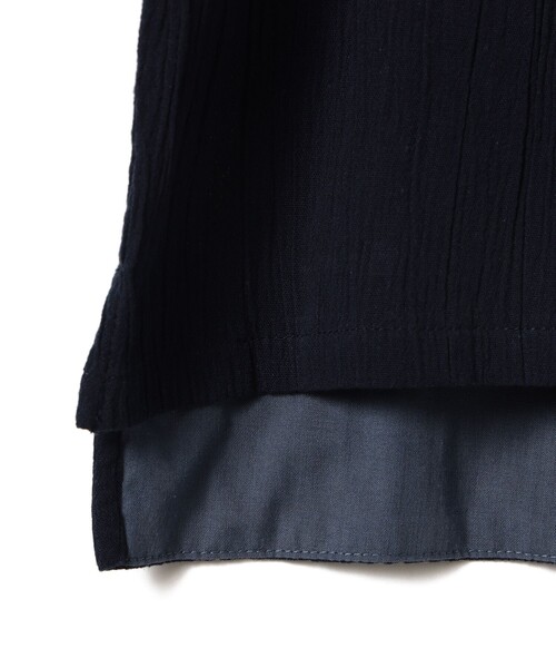 こども ビームス（コドモビームス）の「楊柳 開襟 シャツ 2026SS（90～140cm）（シャツ/ブラウス・キッズ・ベージュ/ネイビー・100/90/140/130/120/110）」の19枚目の写真