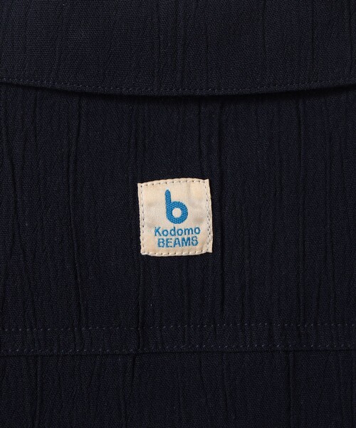 こども ビームス（コドモビームス）の「楊柳 開襟 シャツ 2026SS（90～140cm）（シャツ/ブラウス・キッズ・ベージュ/ネイビー・100/90/140/130/120/110）」の20枚目の写真