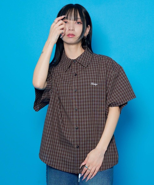 Subciety(サブサエティ)の「Essential check shirt(シャツ/ブラウス・メンズ・ブラック/アイボリー/ブラウン・X-SMALL/SMALL/MEDIUM/LARGE/X-LARGE/XX-LARGE)」の15枚目の写真