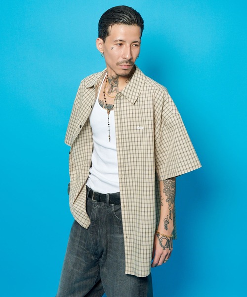 Subciety(サブサエティ)の「Essential check shirt(シャツ/ブラウス・メンズ・ブラック/アイボリー/ブラウン・X-SMALL/SMALL/MEDIUM/LARGE/X-LARGE/XX-LARGE)」の17枚目の写真