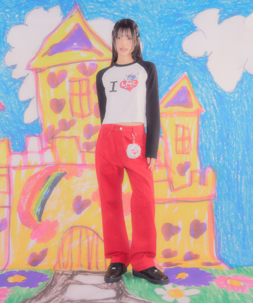 LMCの「LMC x SOULPUSSSYCAT I LOVE CROPPED LONG SLV TEE black（Tシャツ/カットソー・レディース・その他・S/M）」の2枚目の写真