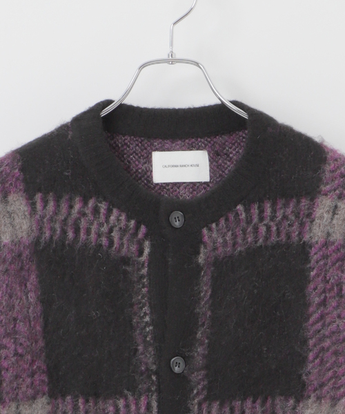 B.C STOCK（ベーセーストック）の「【CALIFORNIA RANCH HOUSE】シャギー クルーカーディガン（ニット/セーター・メンズ・ブラック/ブルー系その他/ベージュ系その他・FREE）」の4枚目の写真