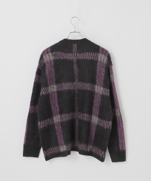 B.C STOCK（ベーセーストック）の「【CALIFORNIA RANCH HOUSE】シャギー クルーカーディガン（ニット/セーター・メンズ・ブラック/ブルー系その他/ベージュ系その他・FREE）」の8枚目の写真