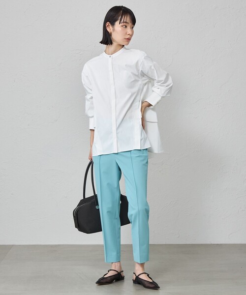 CAST:（キャストコロン）の「【はっ水/UV対策/セットアップ対応】ボディシェルスティックパンツ（その他パンツ・レディース・ブラック/ブルー系その他2/ネイビー/ベージュ/ホワイト・S/L/M）」の9枚目の写真