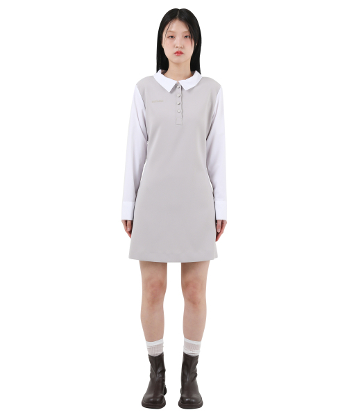 KATHARSIS(カタルシス)の「配色コルセットカラーワンピースベージュ ONE SIZE(ワンピース・レディース・その他・ONE SIZE)」の3枚目の写真