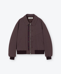 WESKEN（ウェスケン）の「WASHED COTTON PANELLED JACKET (ASH PURPLE)（MA-1）」