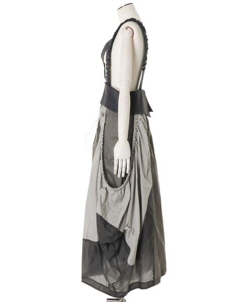 UN3D.（アンスリード）の「WAVE PATCHWORK JUMPER SKIRT / ウェーブパッチワークジャンパースカート（ジャンパースカート・レディース・ブラック/ベージュ/グレー・38/36）」の15枚目の写真