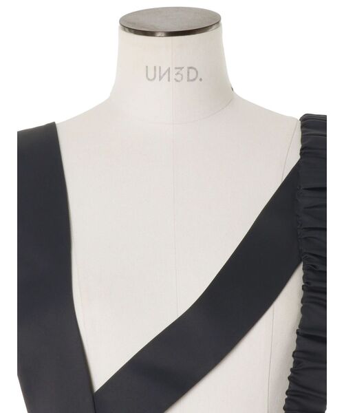 UN3D.（アンスリード）の「WAVE PATCHWORK JUMPER SKIRT / ウェーブパッチワークジャンパースカート（ジャンパースカート・レディース・ブラック/ベージュ/グレー・38/36）」の17枚目の写真