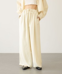 LOWRYS FARM | ストレッチサテンイージーパンツ  639649(その他パンツ)