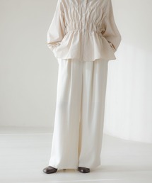 LOWRYS FARM | ストレッチサテンイージーパンツ  639649(その他パンツ)