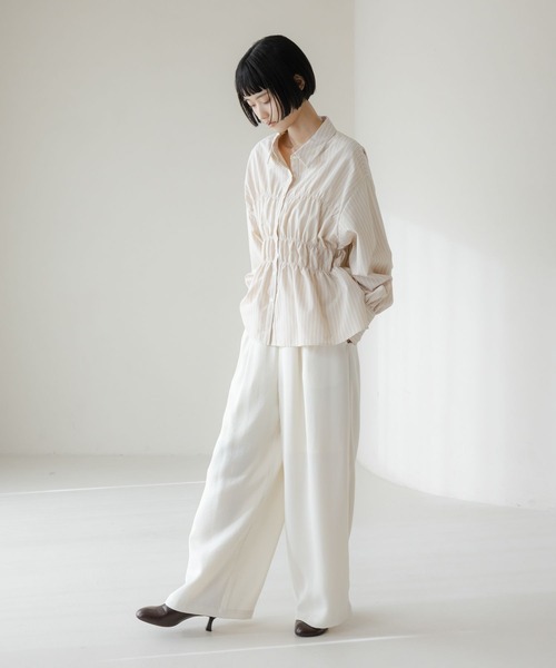 LOWRYS FARM(ローリーズファーム)の「ストレッチサテンイージーパンツ 639649(その他パンツ・レディース・ブラック/アイボリー/イエロー/グリーン・LARGE/MEDIUM)」の19枚目の写真