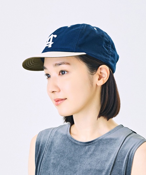 CA4LA(カシラ)の「SHORTBRIM CA CAP7(キャップ・メンズ・グリーン/ベージュ/ネイビー・ONESIZE)」の3枚目の写真
