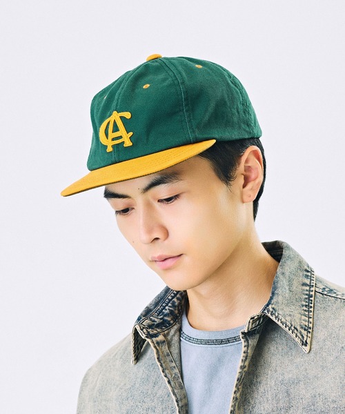 CA4LA(カシラ)の「SHORTBRIM CA CAP7(キャップ・メンズ・グリーン/ベージュ/ネイビー・ONESIZE)」の4枚目の写真