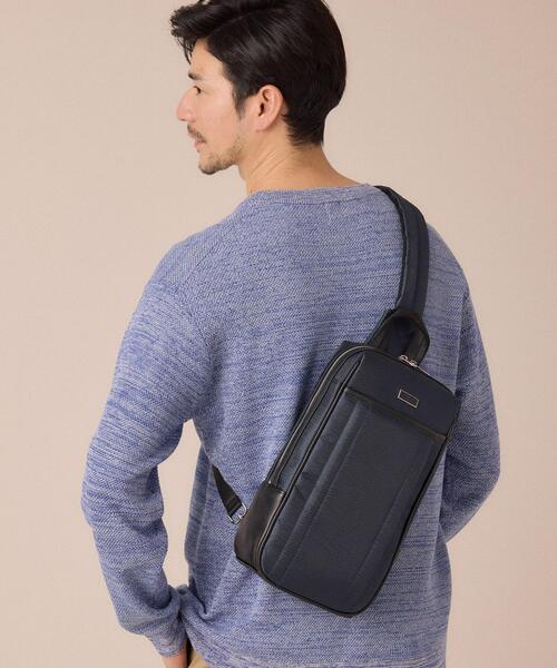 TAKEO KIKUCHI（タケオキクチ）の「水シボジャカードワンショルダーバッグ（ショルダーバッグ・メンズ・ブラック/ネイビー・00）」の16枚目の写真