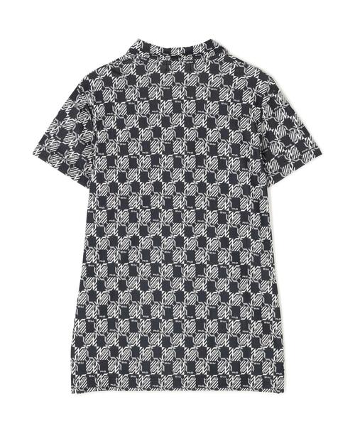 PING（ピン）の「【PING APPAREL】AZモノグラムジャカードブロックロゴ半袖ポロシャツ ＜PERFORMANCE＞ (LADIES)（ポロシャツ・レディース・ホワイト/ブラック/グレー・M/L/LL/S）」の6枚目の写真