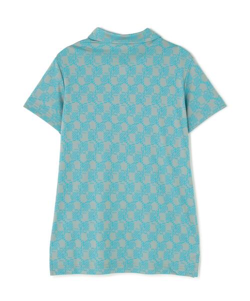 PING（ピン）の「【PING APPAREL】AZモノグラムジャカードブロックロゴ半袖ポロシャツ ＜PERFORMANCE＞ (LADIES)（ポロシャツ・レディース・ホワイト/ブラック/グレー・M/L/LL/S）」の13枚目の写真