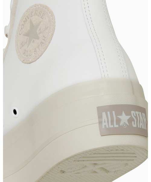 CONVERSE ALL STAR(コンバースオールスター)の「【直営店限定】LEATHER ALL STAR (R) LIFTED HI / レザー オールスター (R) リフテッド HI(スニーカー・レディース・ホワイト・4.5/4/3.5/11.5/10.5/9.5/9/8.5/8/7.5/7/6.5/5.5/5/3)」の9枚目の写真