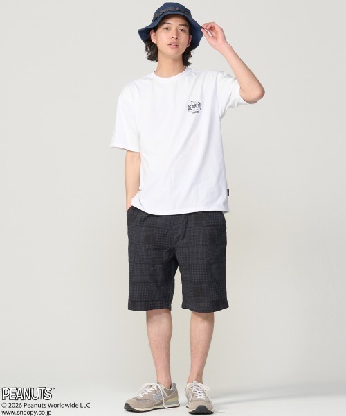 KRIFF MAYER(クリフメイヤー)の「【接触冷感・吸水速乾・毛玉防止】スヌーピープリントT(釣り)(Tシャツ/カットソー・メンズ・ライトグリーン/オフホワイト/ネイビー/チャコール・MEDIUM/LARGE/X-LARGE)」の10枚目の写真