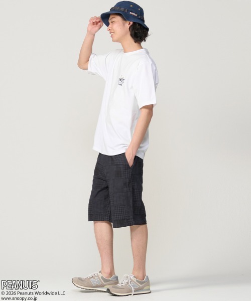 KRIFF MAYER(クリフメイヤー)の「【接触冷感・吸水速乾・毛玉防止】スヌーピープリントT(釣り)(Tシャツ/カットソー・メンズ・ライトグリーン/オフホワイト/ネイビー/チャコール・MEDIUM/LARGE/X-LARGE)」の11枚目の写真