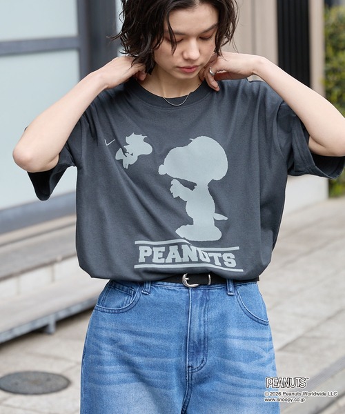 PEANUTS / SNOOPY】別注 ピーナッツ スヌーピー モチーフデザイン 刺繍