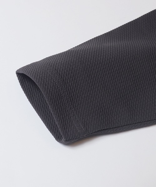 coca（coca）（コカ）の「エンボスノーカラーカーディガン（カーディガン/ボレロ・メンズ・チャコール/ブラック・XL/L/M）」の18枚目の写真